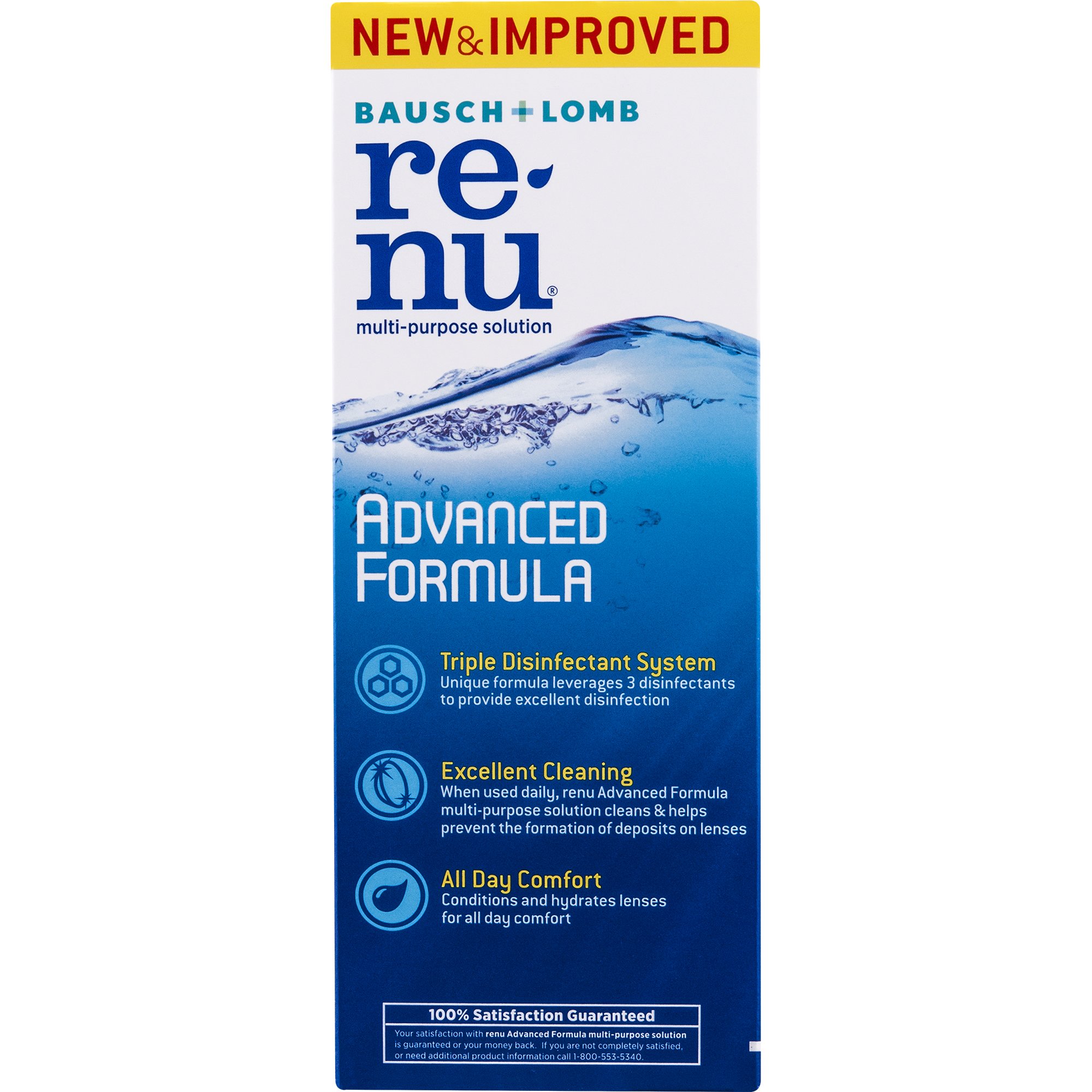 Bausch & Lomb ReNu Advanced Triple Disinfect Formula MultiPurpose Eye