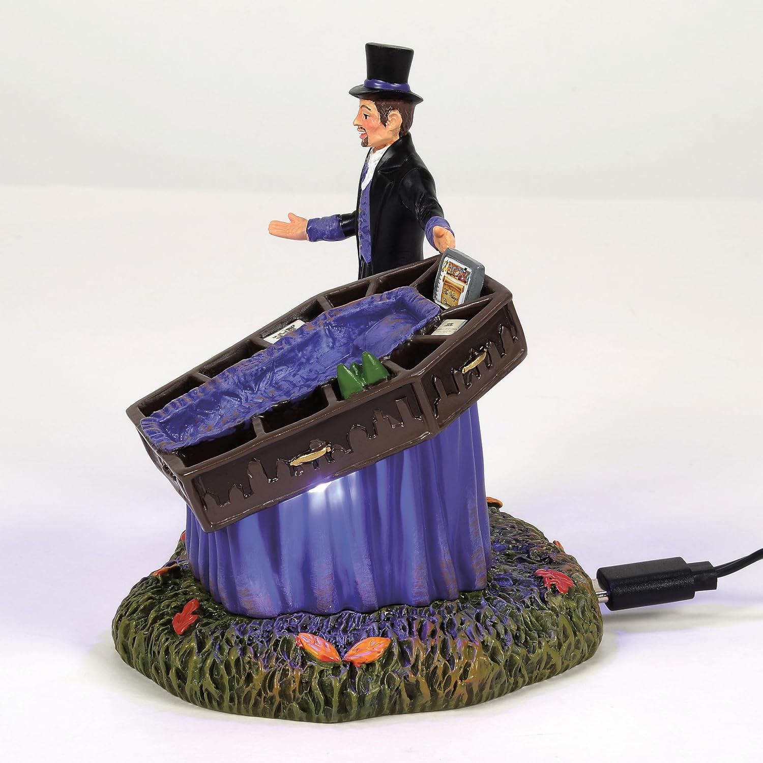 Department 56 Snow Village Halloween Accessories You Can Take it with You Lit Figurine, 3.7 Inch, Multicolor