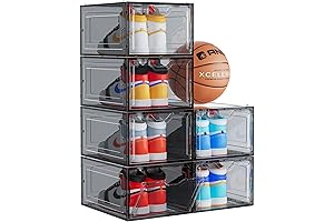 Delamu Box Shoes: Clear and Stackable