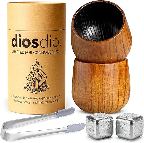 Vaso de whisky de madera carbonizada, 10 onzas, regalo de cristal de whisky antiguo para hombres y padres, vaso de whisky original, gran regalo de