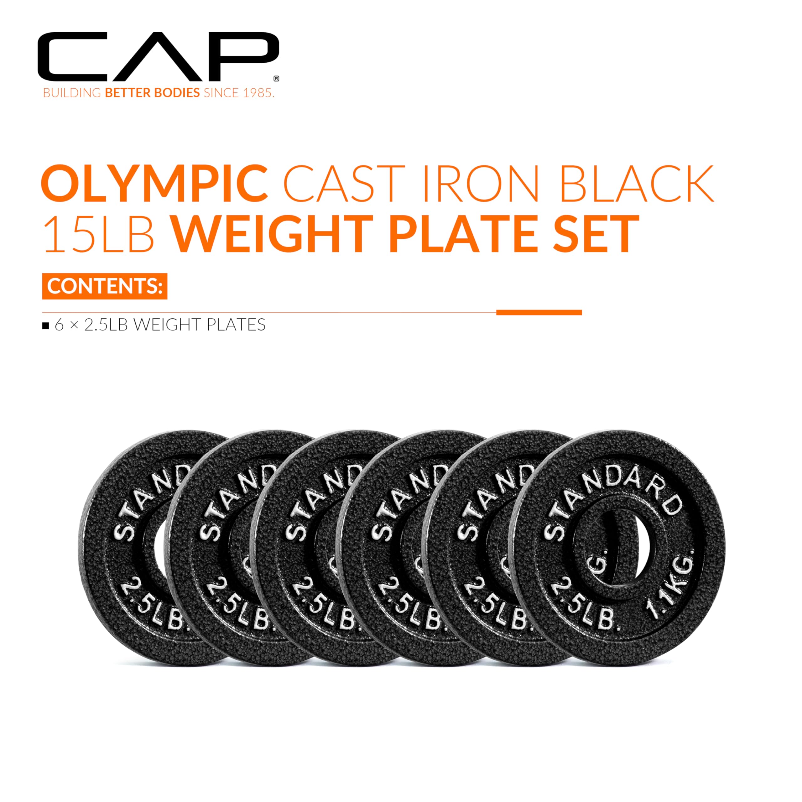 CAP Barbell 5 cm olimpijski uchwyt talerz