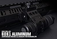 Vista 8 de Monstrum Soporte de riel Picatinny desplazado táctico de 1" para linternas