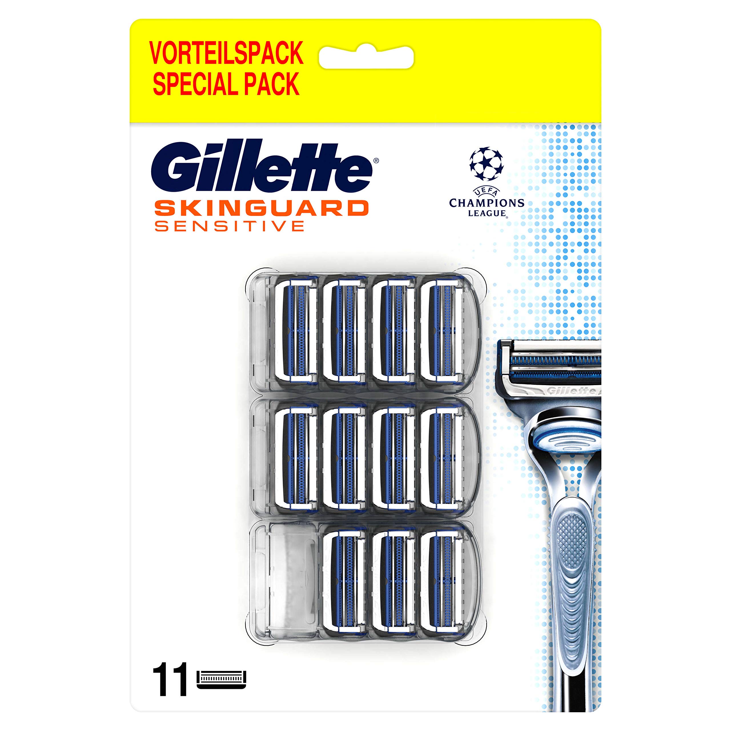 Gilette SkinGuard Sensitive Razor Blades for Men