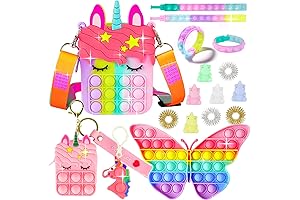 Unicorn Puppet Purse Mini Keychain for Girls
