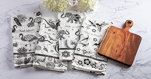 Miniatura 4 de Karma Toallas de té boho libélula 18" x 22"