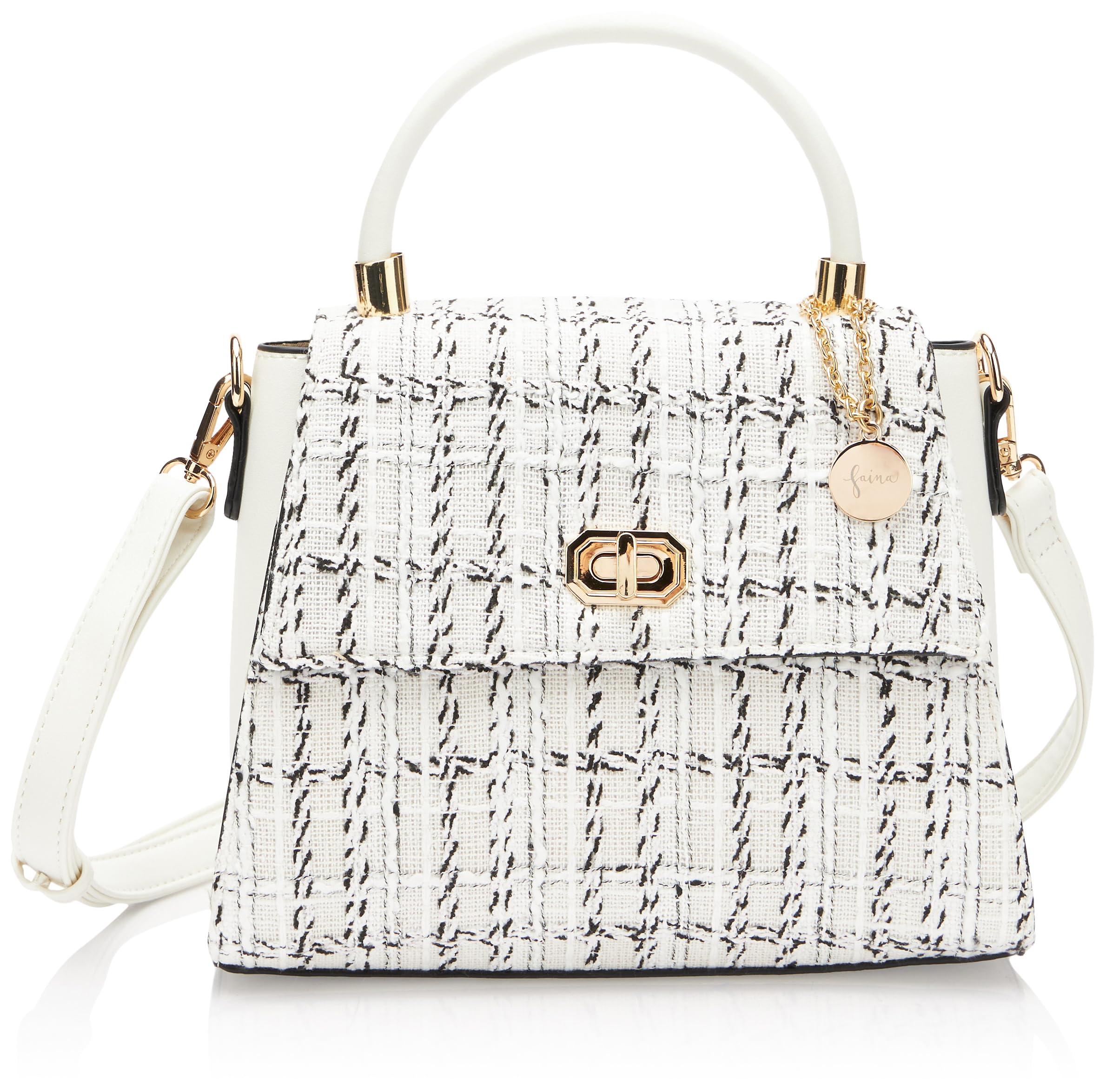 nelice Women's Handbag Shopper, White Multi-Coloured, One Size