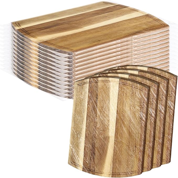 Patelai 12 Pack Large Cutting Boards Bulk Wooden Cutting