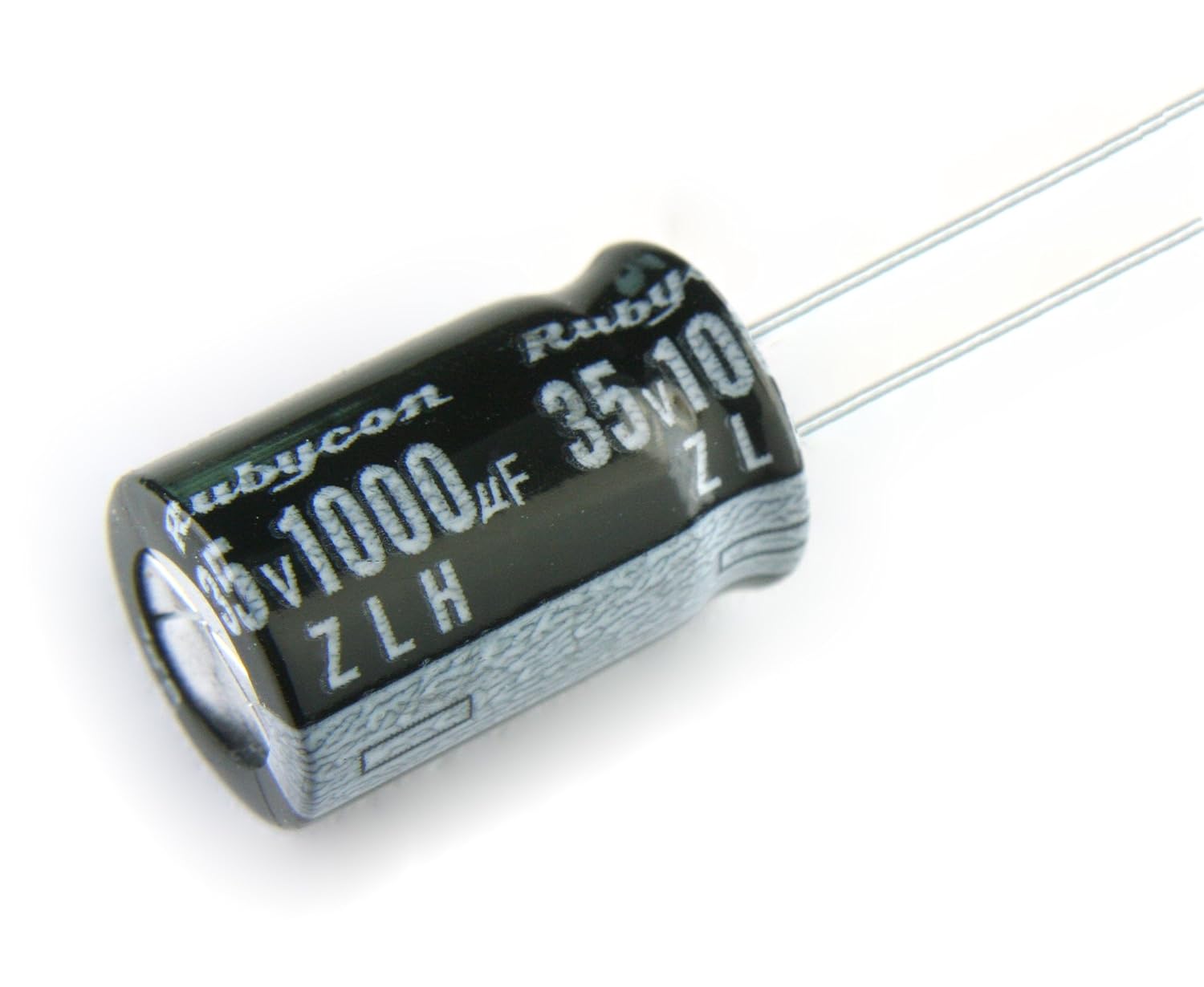 10pcs Radial Electrolytic Capacitor 1000uF 35v 105c Low Impedance; Compatible with Rubycon, (Rub#10)