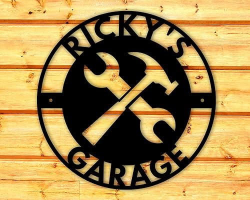 Miniatura 6 de Personalized Fathers Day Sign for Dad, Papas Work Shop Metal Sign, Fathers Day Gift, Gift for Dad, Gift for Grandpa, Gift for Papa, Papaw (14" Wide)