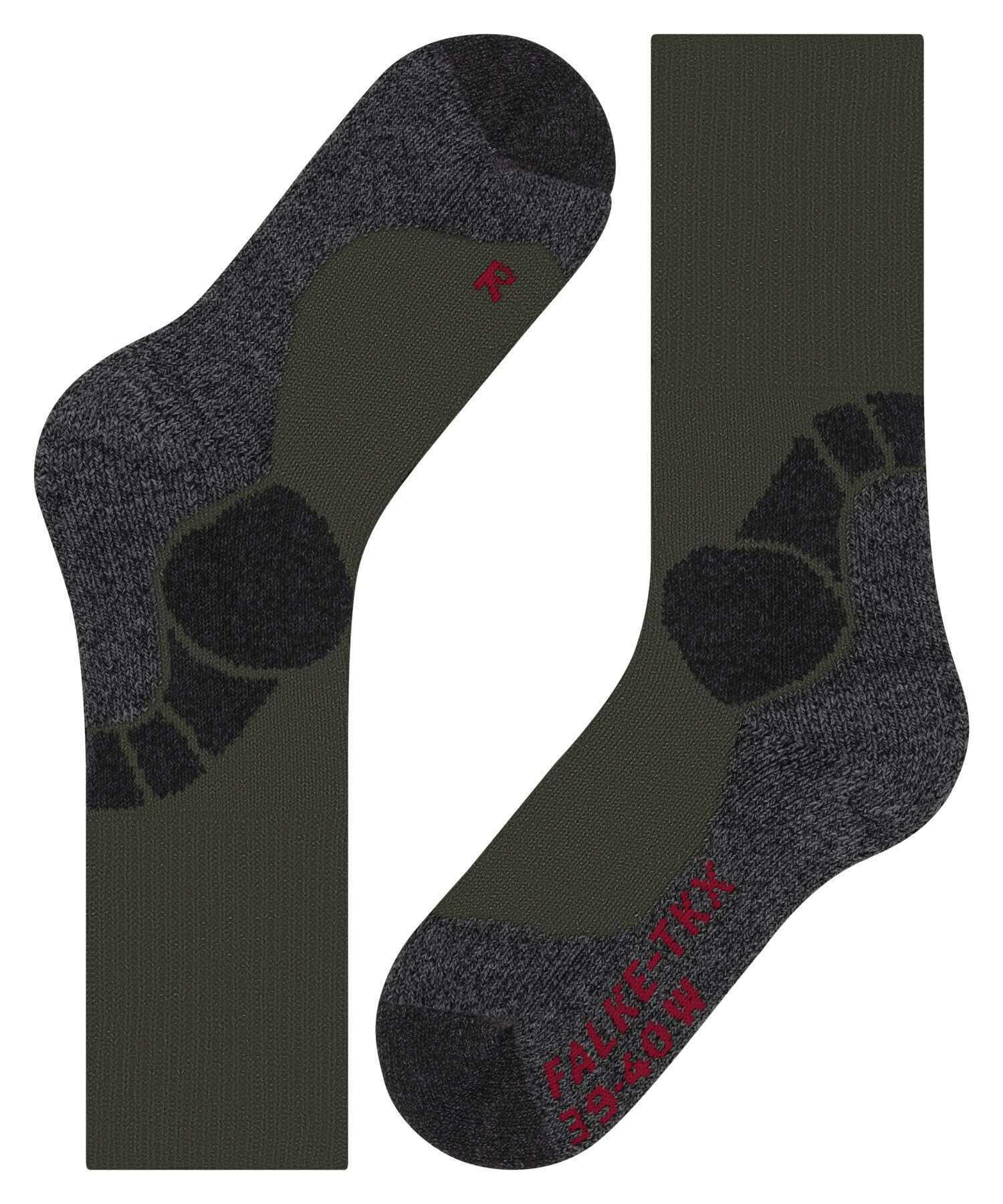 FALKE Herren TKX Wandersocken atmungsaktive schnelltrocknende klimaregulierende geruchshemmende Wolle Funktionsmaterial ultrastarke Polsterung antiblasen Trekkingsocken warm ultradick 1 Paar