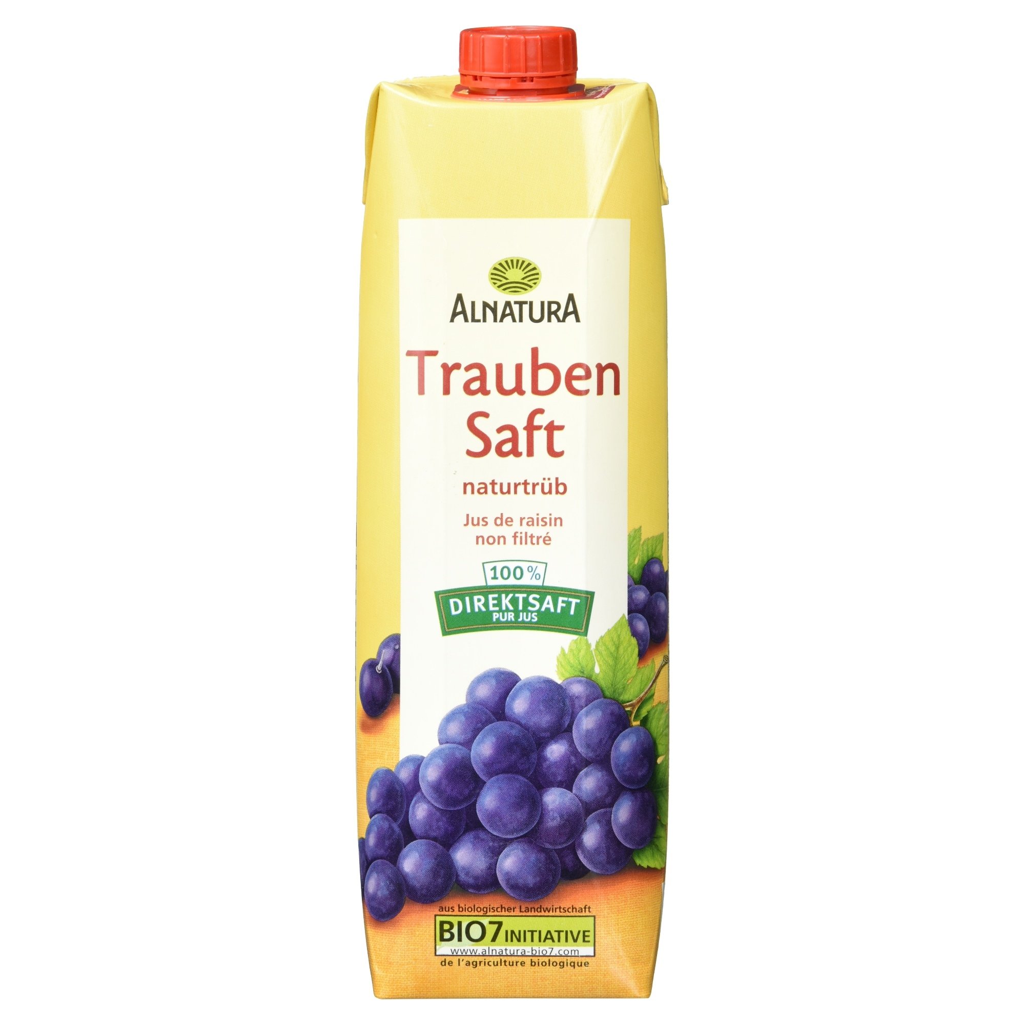 Alnatura Bio Traubensaft, 1L (Packung mit 12)