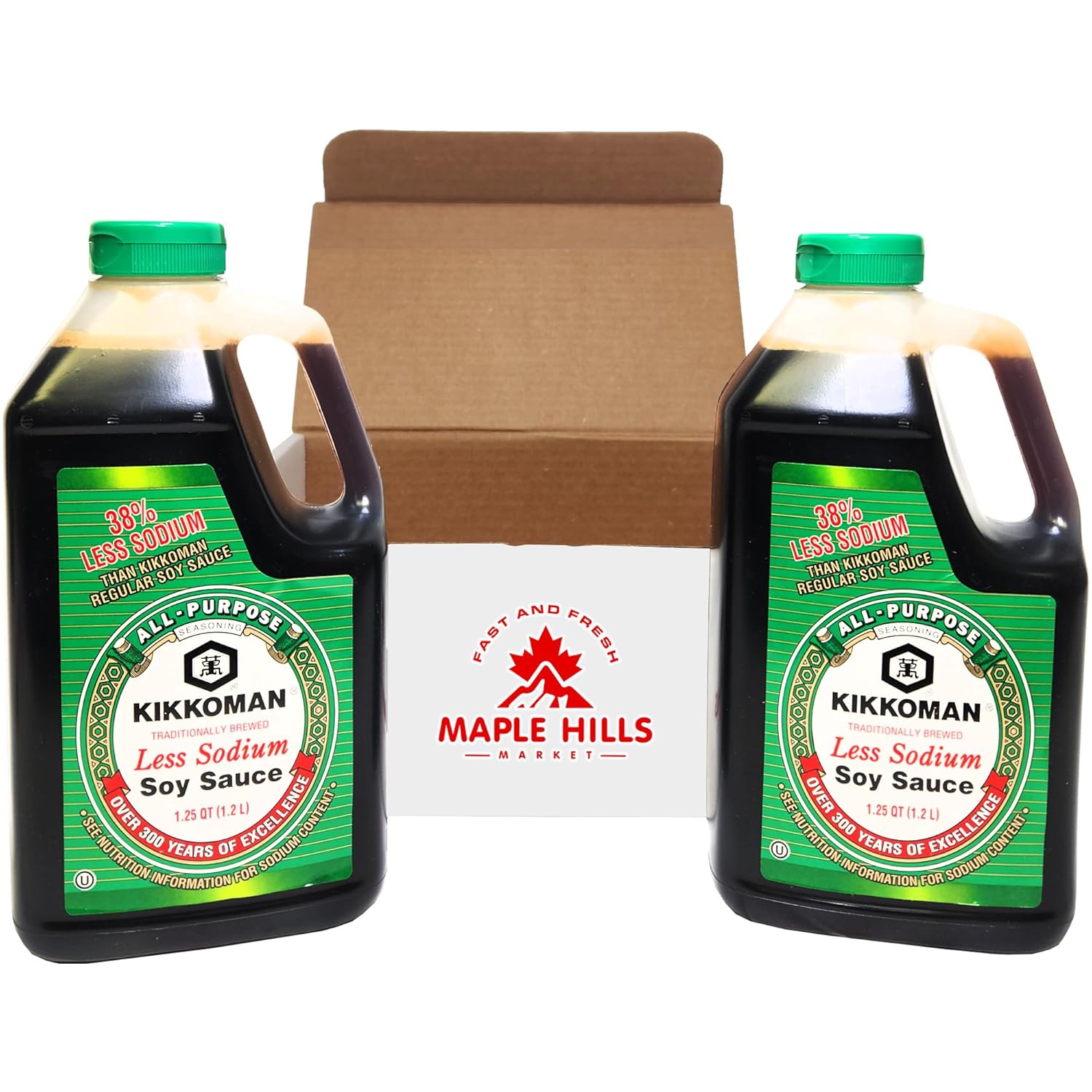 Kikkoman 38 Less Sodium AllPurpose Soy Sauce Bulk Pack