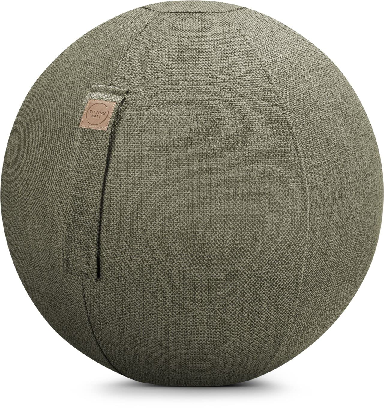 Sitting Ball Austin Ballon de Gymnastique avec Housse Jacquard en Vert