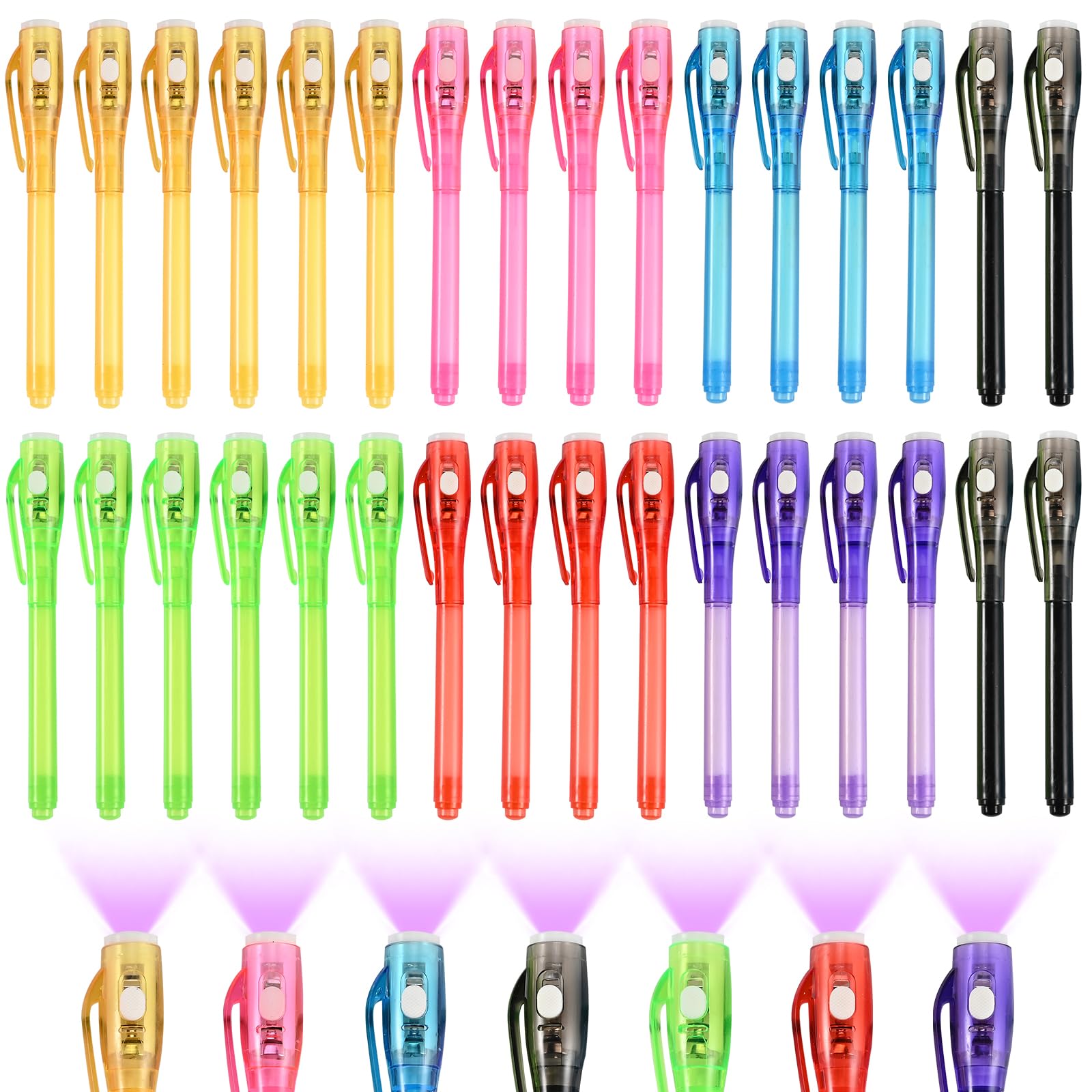 Goldge 32PCS Invisible Ink Pens - spy gadgets | Mubboo
