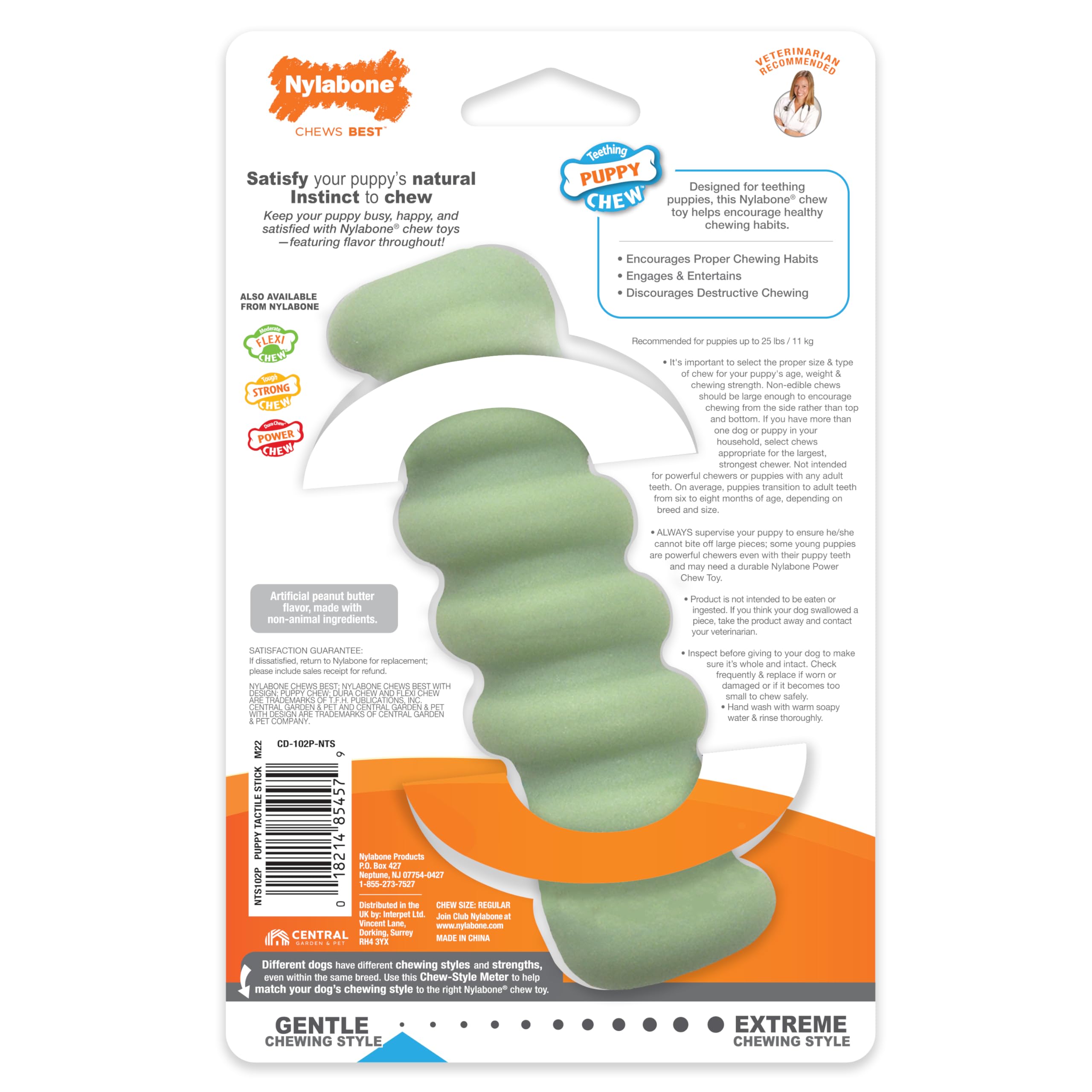 Nylabone Dotykowe zabawki dla szczeniaków Rozmiar S/standardowy (1 sztuka)