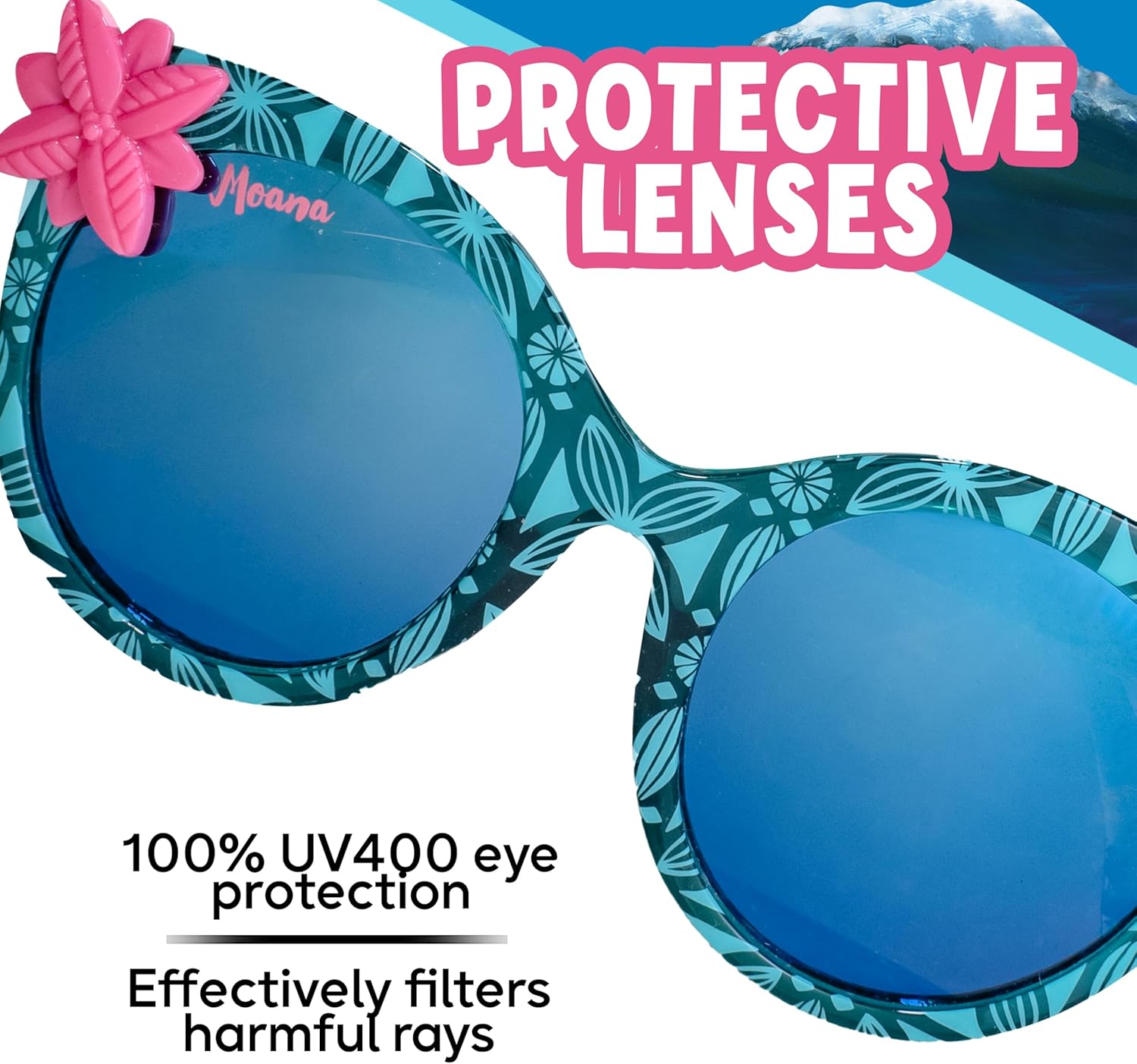 Sun-Staches Sunglasses - Stylish, Comfortable & Durable UV-Protection for Kids With Soft Carrying Case - Image 5