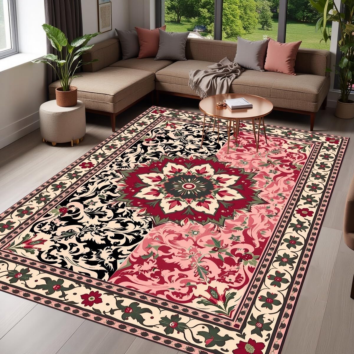 Aethics Rugs Amazon.com: Vexyora Elegant Boho Rustic Colorful Rugs for Bedroom ...