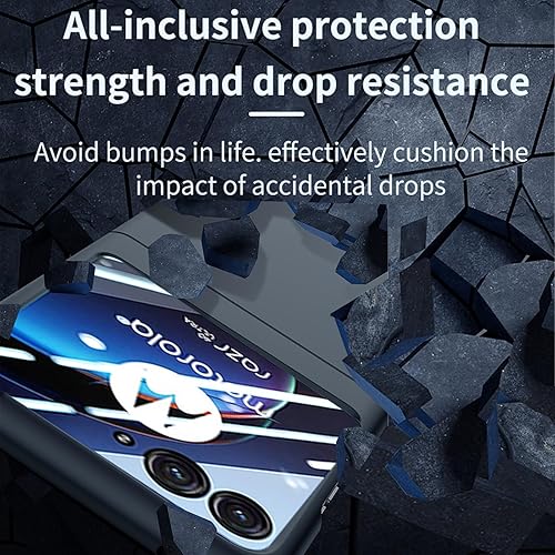 Miniatura 6 de HAII Funda delgada para Motorola Razr Plus 2023 con protector de pantalla trasero integrado, funda protectora de policarbonato duro resistente a los