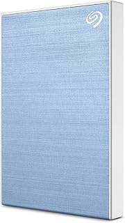 Seagate 4TB Backup Plus Portable High-Capacity External Hard Drive + 1yr MylioCreate + 2mo Adobe CC Photography, Light Blue (STHP4000402)