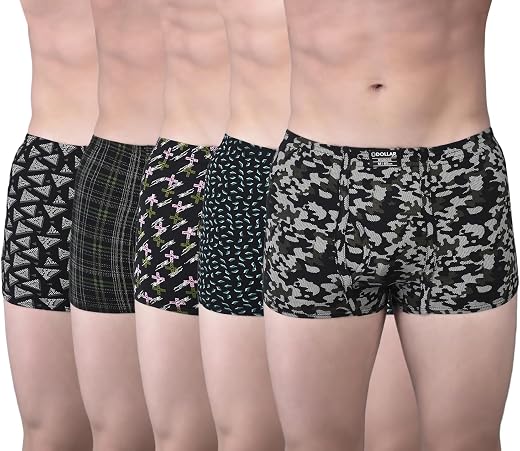 Dollar Bigboss Men's Solid Cotton Trunk (Colour May Vary)