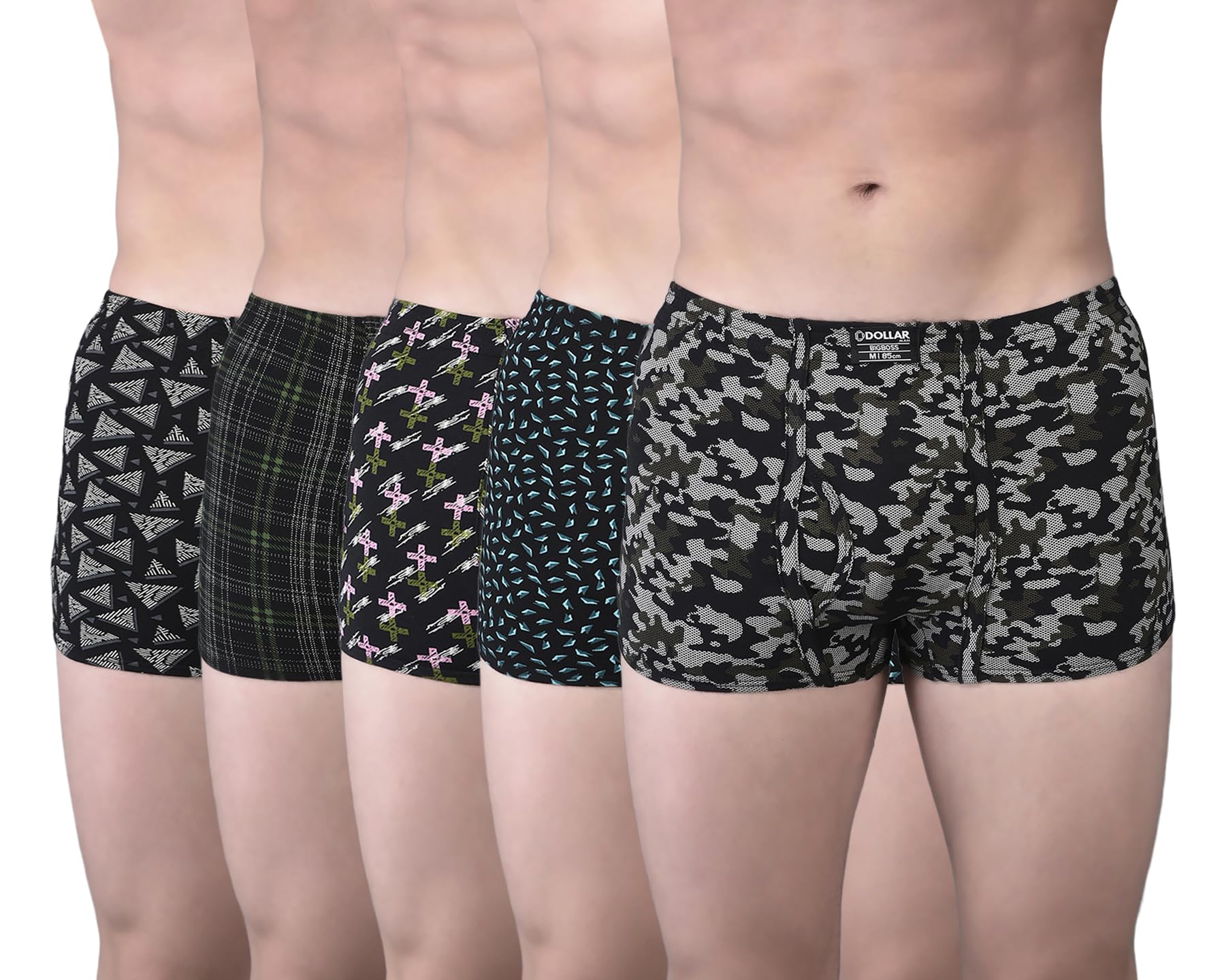 dollar bigboss Men's Solid Cotton Trunk (Colour May Vary)-picture-39