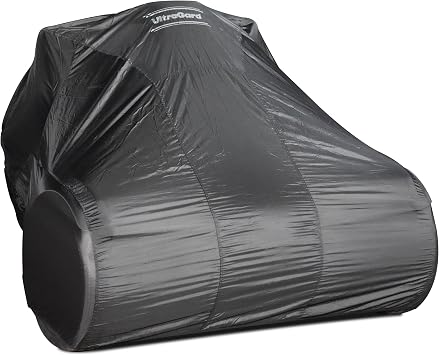 UltraGard Can-Am Ryker Full Motorcycle Cover with Expandable Pouch - Water-Resistant, Windshield Protection, Bungee Tie Downs, Reflective, Black 4-374 Ryker 600/900/Sport/Rally/Ryker Rally