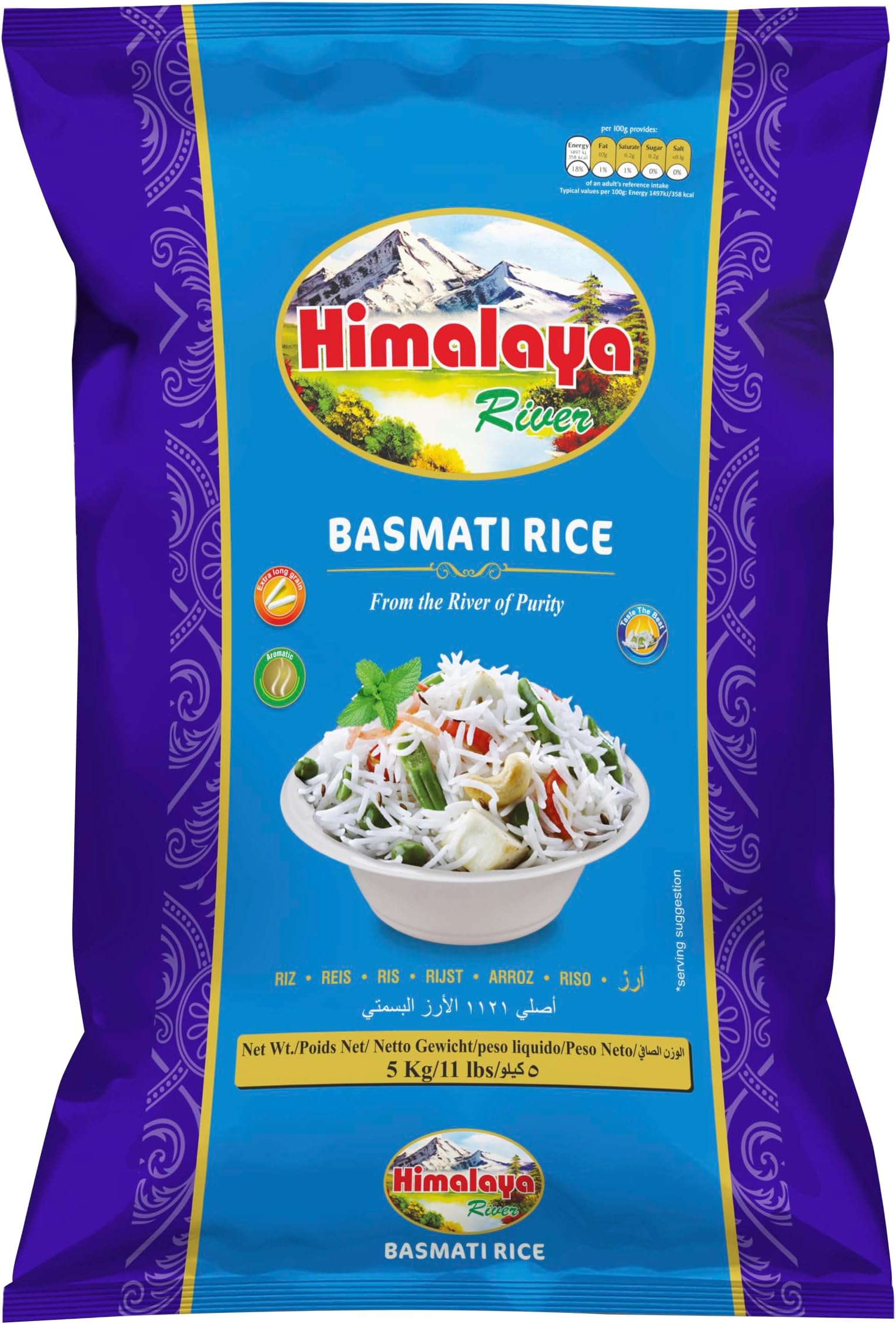 Himalaya River Basmati Rice 5kg