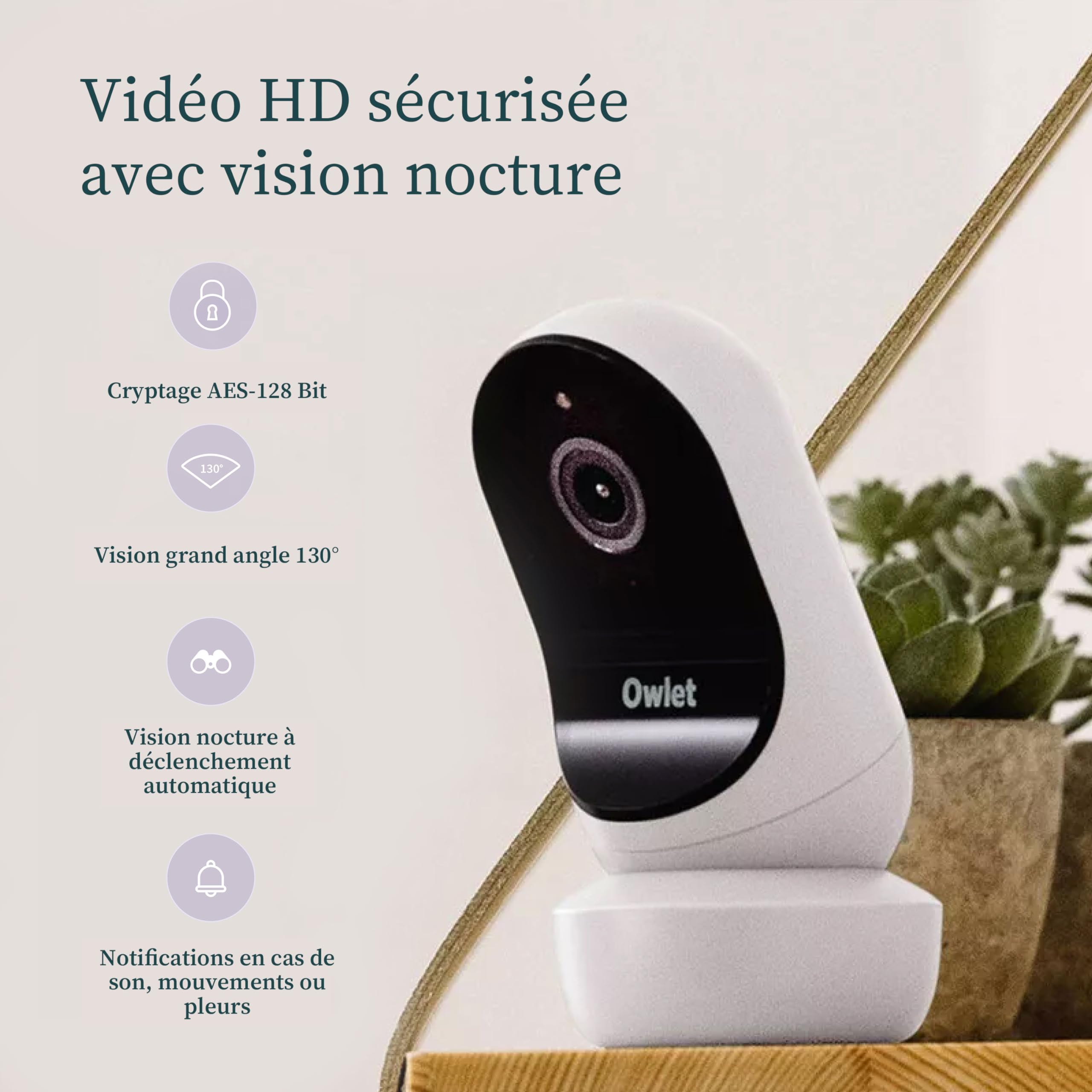 Owlet Cam2 Blanche