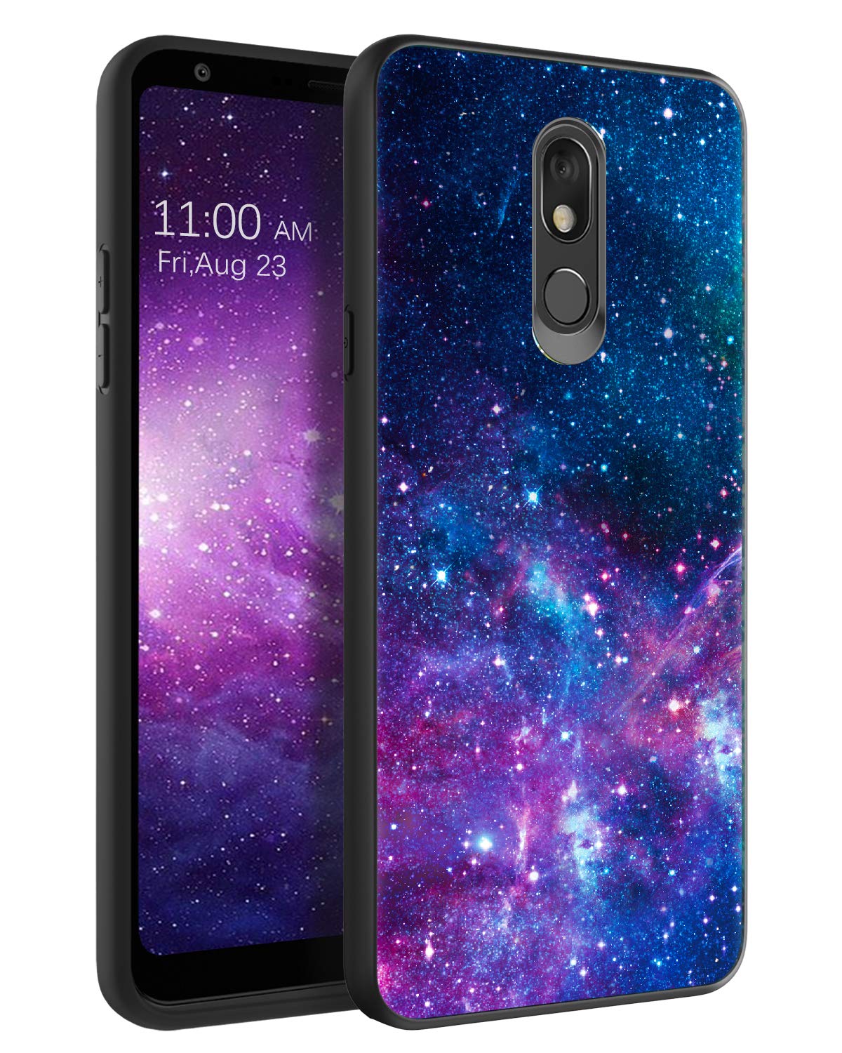 BENTOBEN Compatible with LG Stylo 5 Case, LG Stylo 5 Plus Case, LG Stylo 5X Case, Slim Fit Glow in The Dark Soft Flexible Bumper Protective Shockproof Non-Slip Cute Cases Cover for LG Stylo 5, Nebula