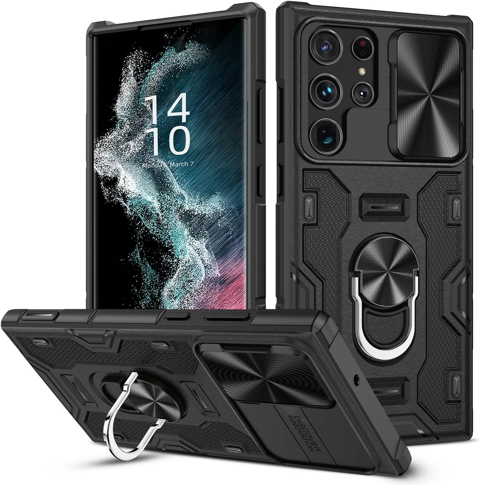 Accessori Per Telefono Custodia Rigida Armatura Con Cavalletto Per - Foto 4