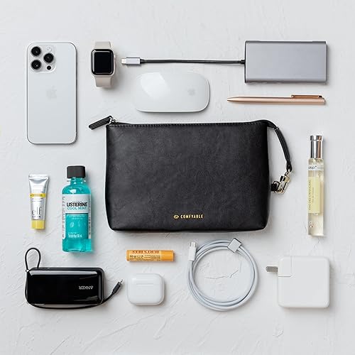 Miniatura 5 de Comfyable Organizador electrónico de viaje, bolsa de almacenamiento de cable para accesorios tecnológicos, organizador de cables resistente al agua,