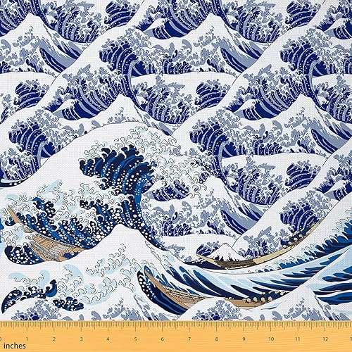 Vista 12 de Erosebridal The Yards - Tela floral de The Yard, tela de decoración de hojas retro, tela de tapicería de flores de hortensias de abejas de granja