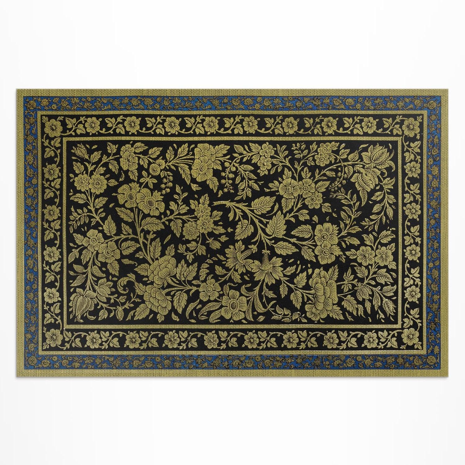 Tapis extérieur jardin terrasse PVC résistant décoloration 150x225