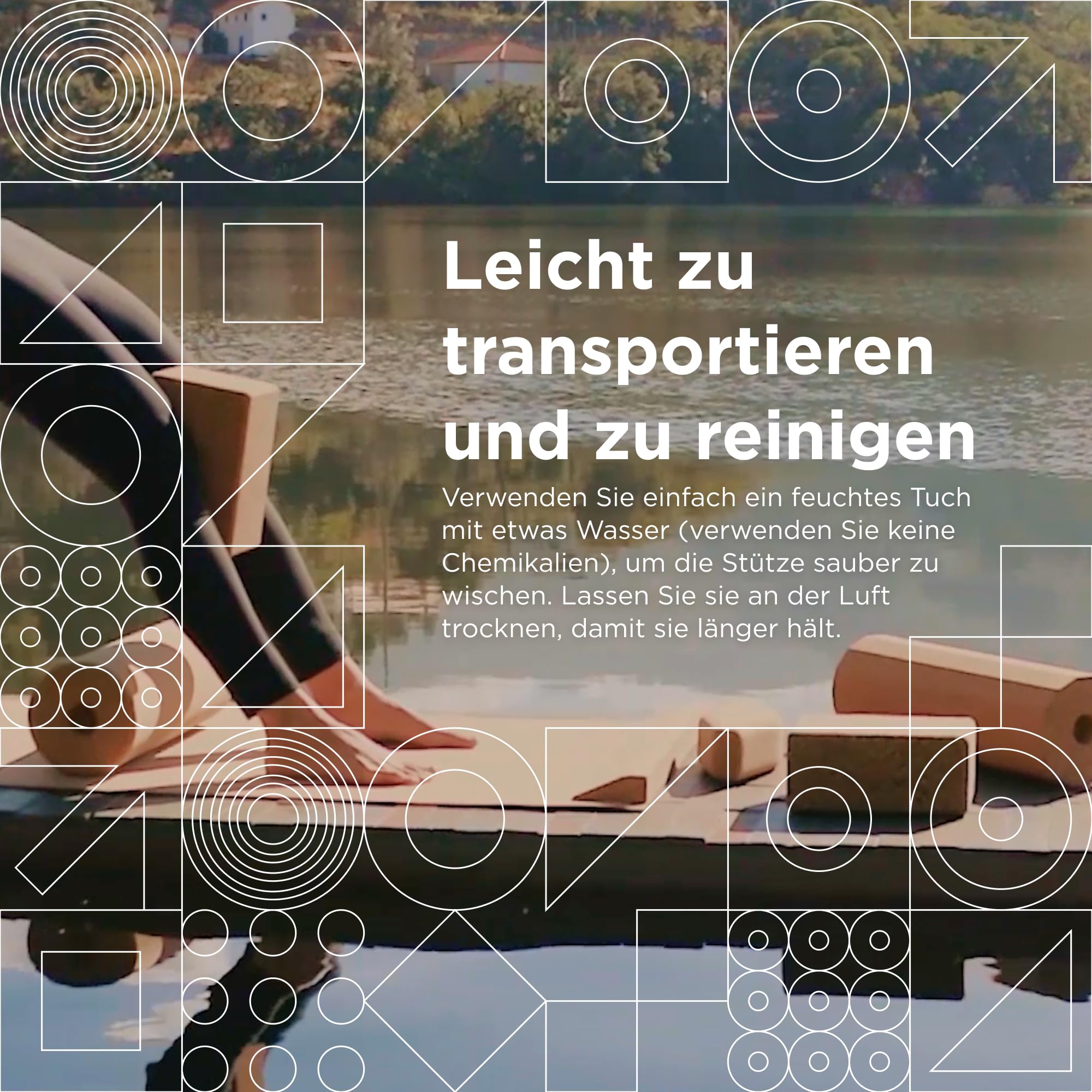 Go4Cork Premium Yogablock aus Kork für Yoga, Pilates & Meditation | rutschfest, hypoallergen, nachhaltig, ungiftig Yoga Block