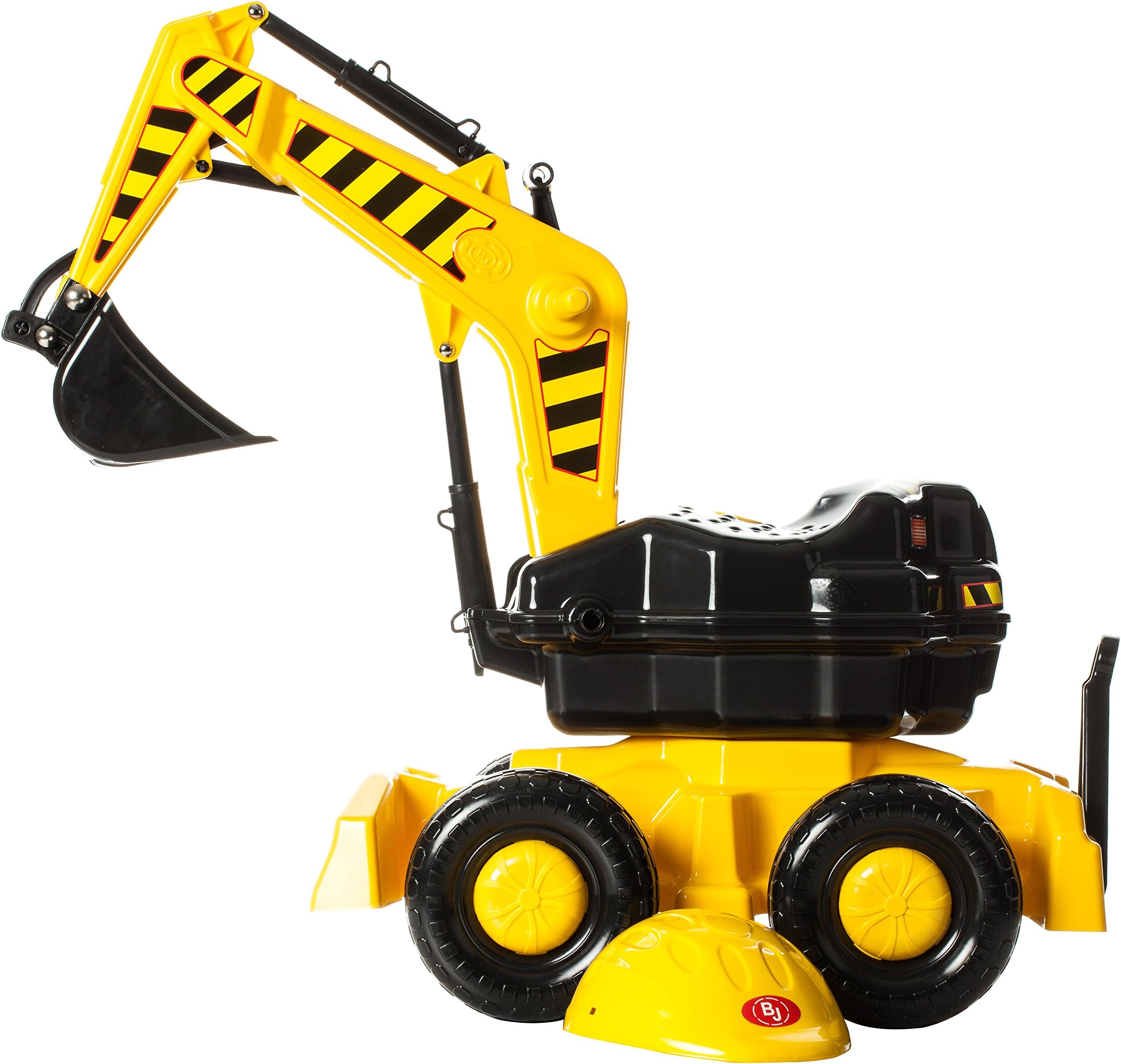 Supreme Baby Kids Ride-on Maxi Digger with Helmet, Yellow