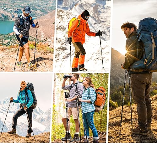 Miniatura 8 de Puntas de bastón de senderismo, puntas de goma para bastones de senderismo, 6 piezas de protectores de repuesto, puntas de goma, pies de goma que se