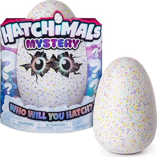 Hatchimals Mystery, Saca 1 de 4 Personajes Interactivos y Misteriosos Fluffy de Cloud Cove (Los Estilos Pueden Variar), Multicolor