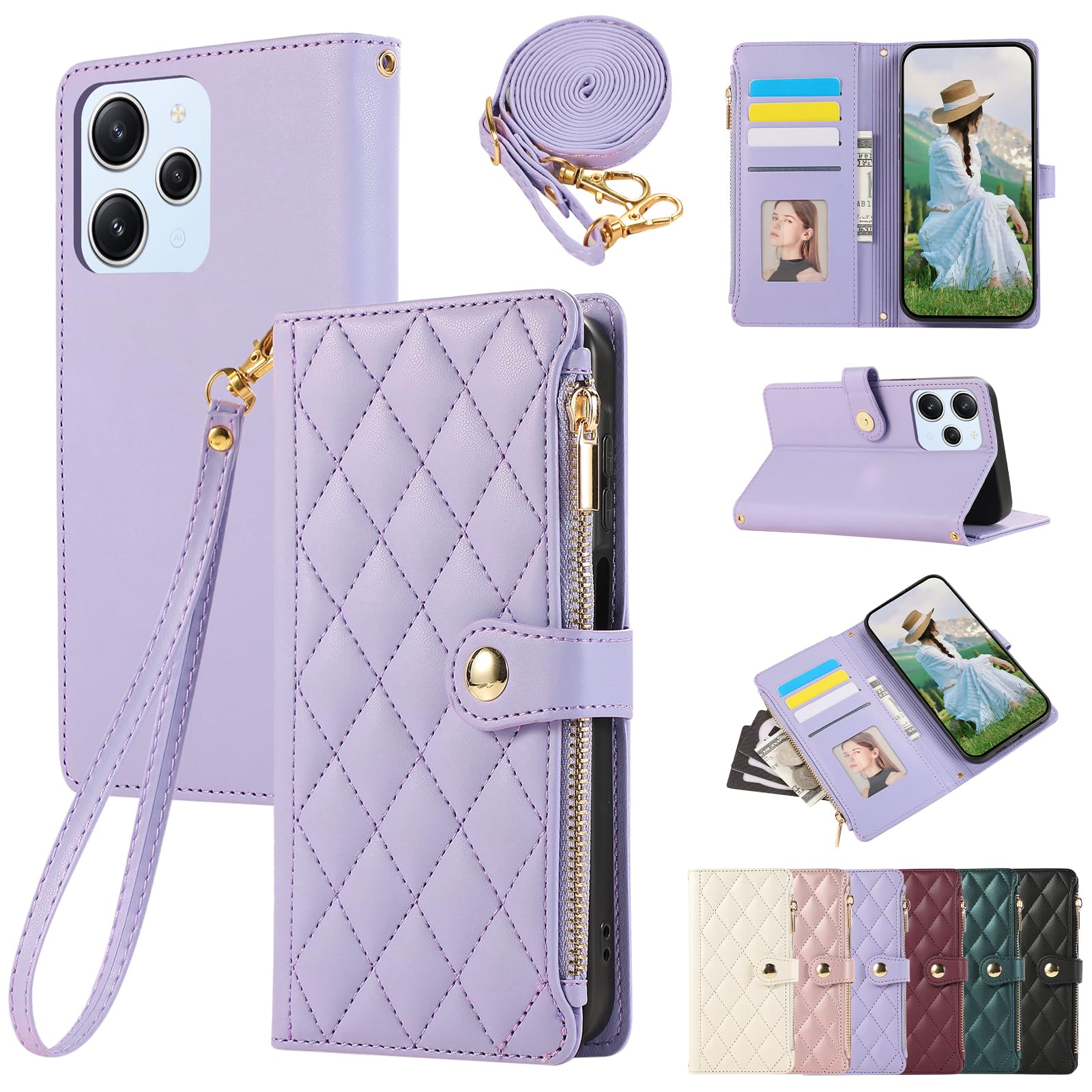 Amazon.co.jp: For Xiaomi Redmi 12 5g ケース 手帳型 レドミ12 5g