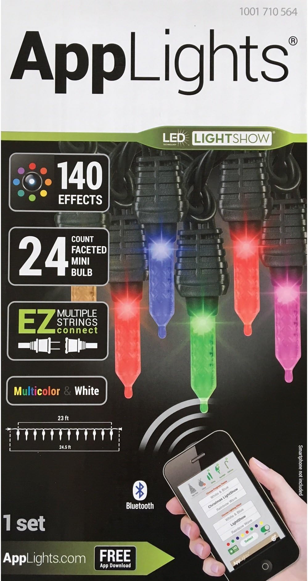 Applights Lightshow Light Set, Mini, Faceted, App Controlled - 24 ct