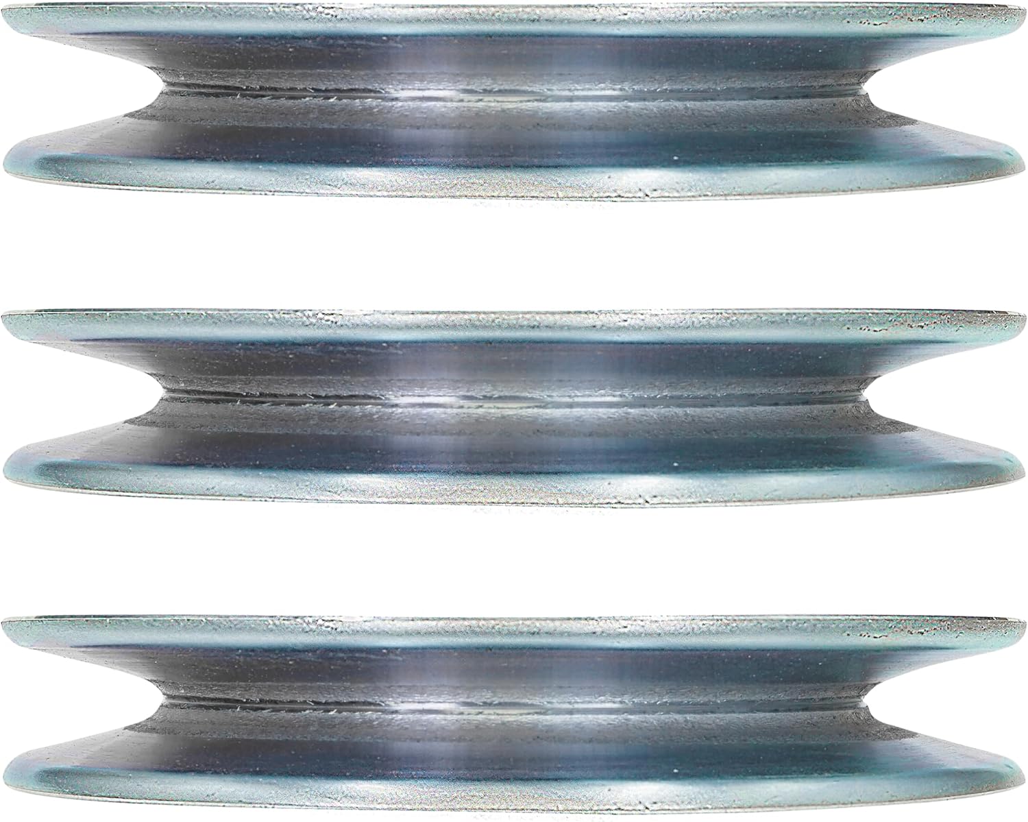 Caltric 60" Deck Spindle Pulley Compatible with Hustler Raptor SD SDX KT745 FR730 7000 Series/Fastrak FR730 FT730 7500 EFI SDX / 604704 x3