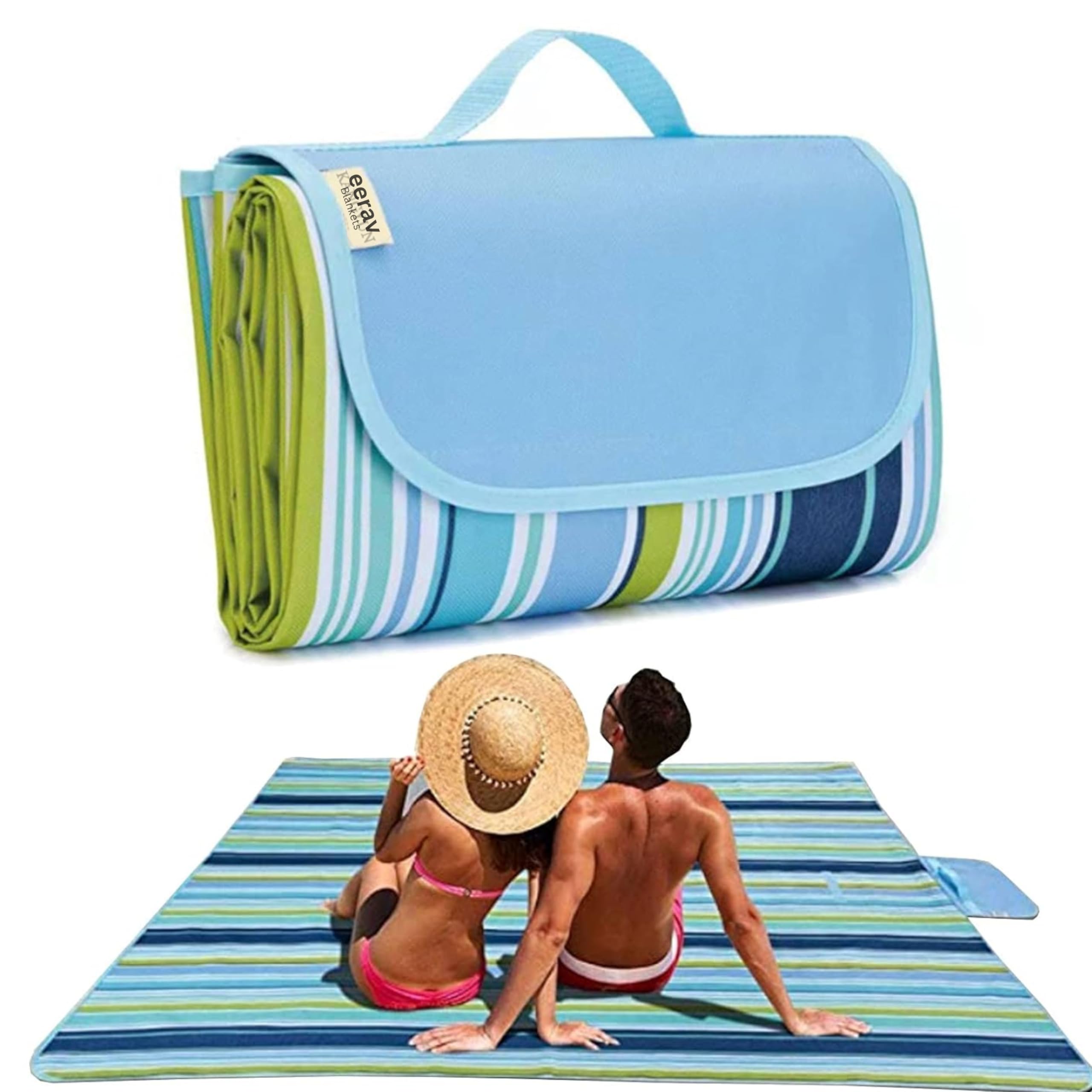 Extra Large Picnic Mat Waterproof Blanket - 71 x 59 Inches Checkered Design | Foldable, Portable, Sandproof, and Lightweight for Beach, Outdoor, Camping, and Travel (B0DDTSG7YG) Amazon Price History, Amazon Price Tracker