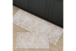 FRESHMINT Boho Kitchen Mats: Vintage Charm and Modern Comfort