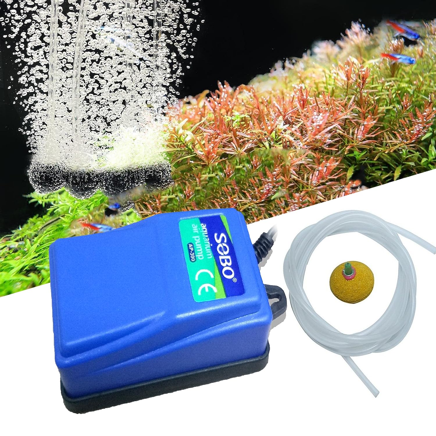 Jainsons Pet Products Aquarium Air Pump with 3 Meter Air Pipe and 1 Air Stone (Sobo Ap-300 -Single Nozzle) (B0CNCRR1Y6) Amazon Price History, Amazon Price Tracker