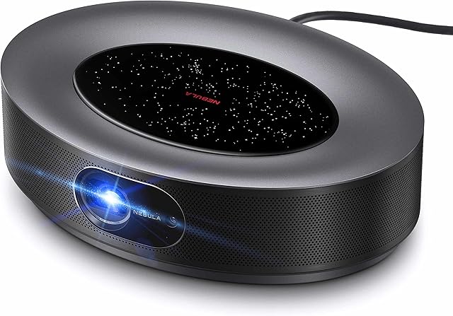 4K Projector, Anker NEBULA Cosmos Max 4K UHD TV Home Theater, Native 4K Projector with 1500 ANSI Lumen (3800 Lumen), Android TV 9.0 with 5000+ Apps, Dolby Digital Plus, 360° of True 3D Audio, HDR10