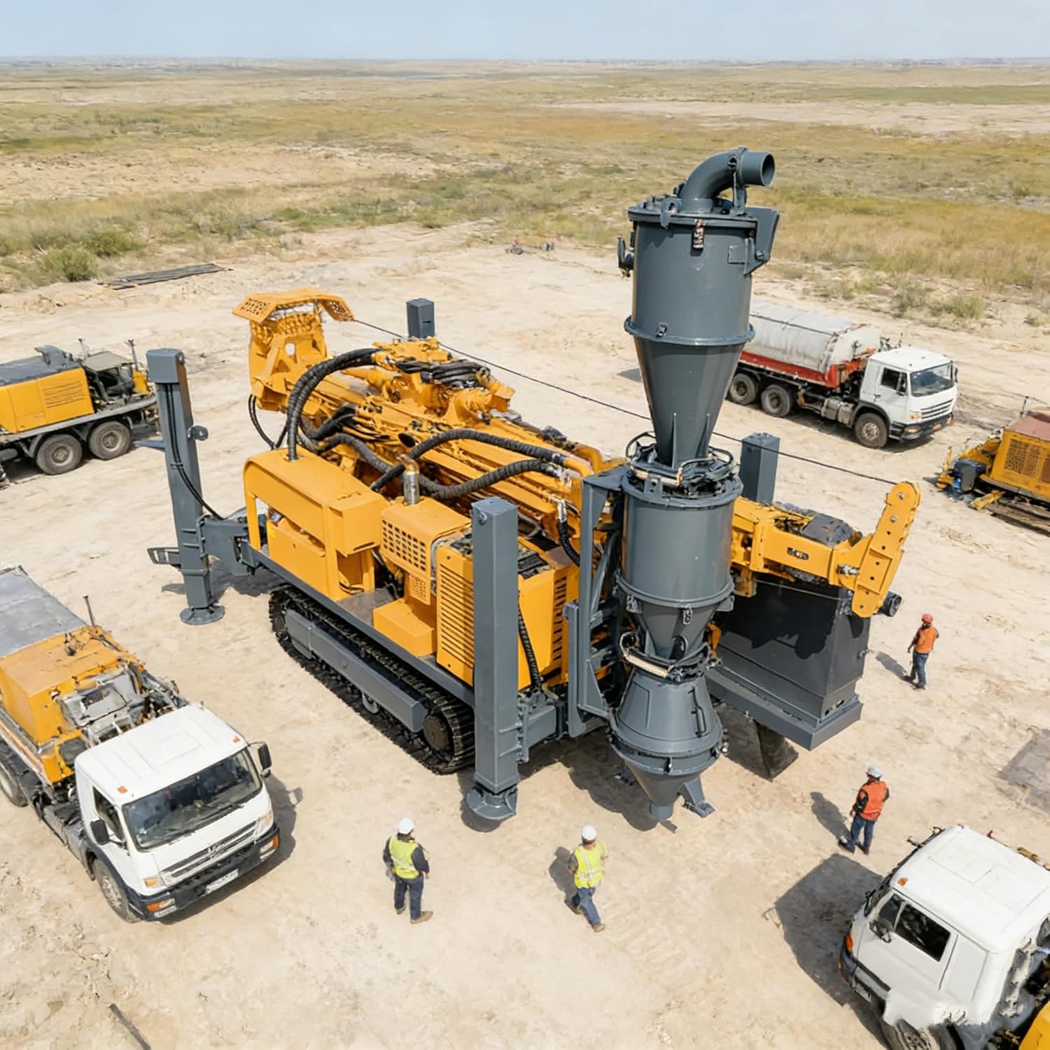 Reverse Circulation Drill Rig – Crawler Mounted RC Machine for Deep Hole Exploration