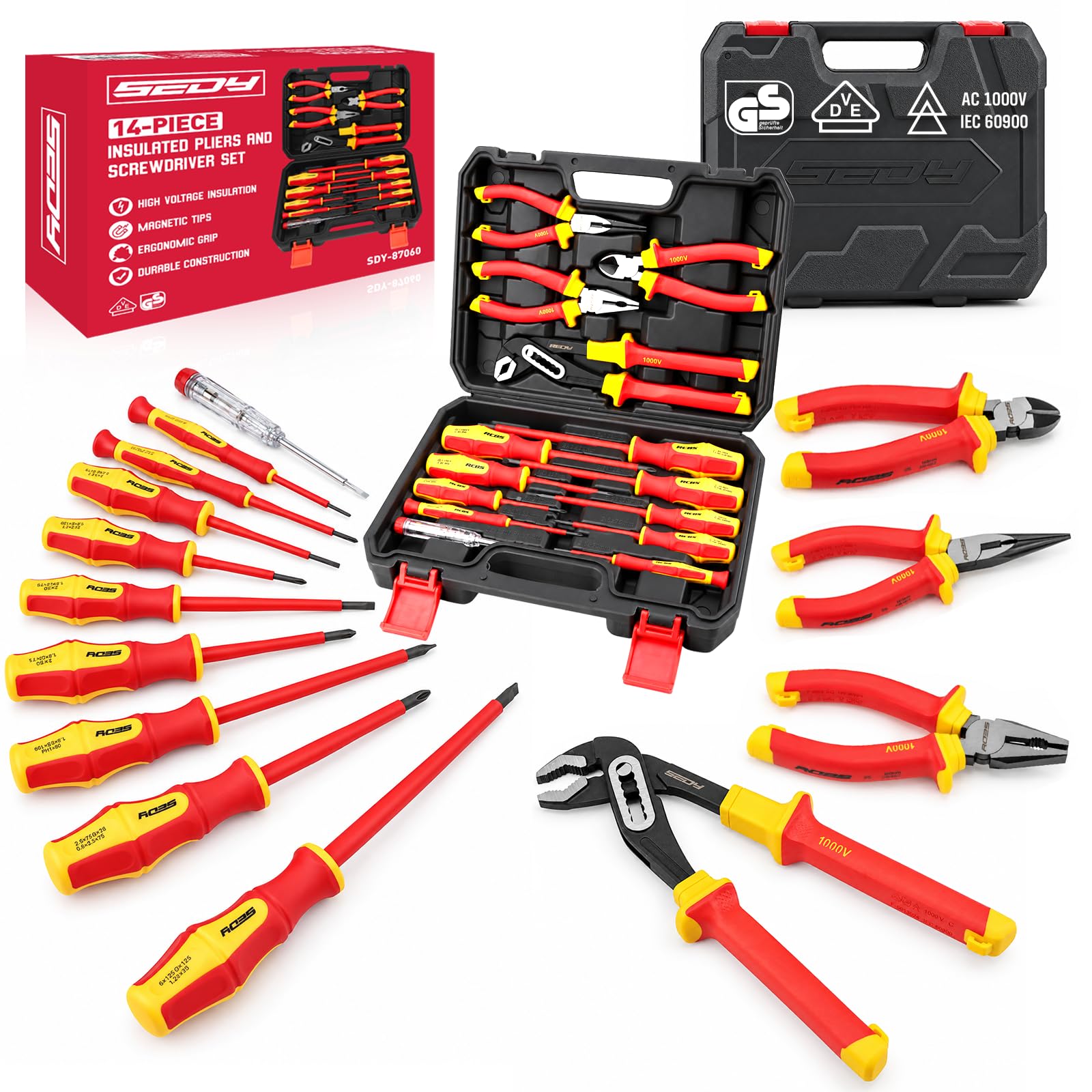 124 Piece Magnetic Screwdriver Set - DIY Tool Kit -10 124 Piece Magnetic Screwdriver Set - DIY Tool Kit -10