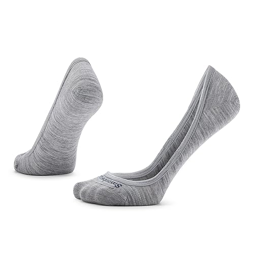 Smartwool Everyday Low Cut No Show Socks for Men and Women - Medium - Light Gray