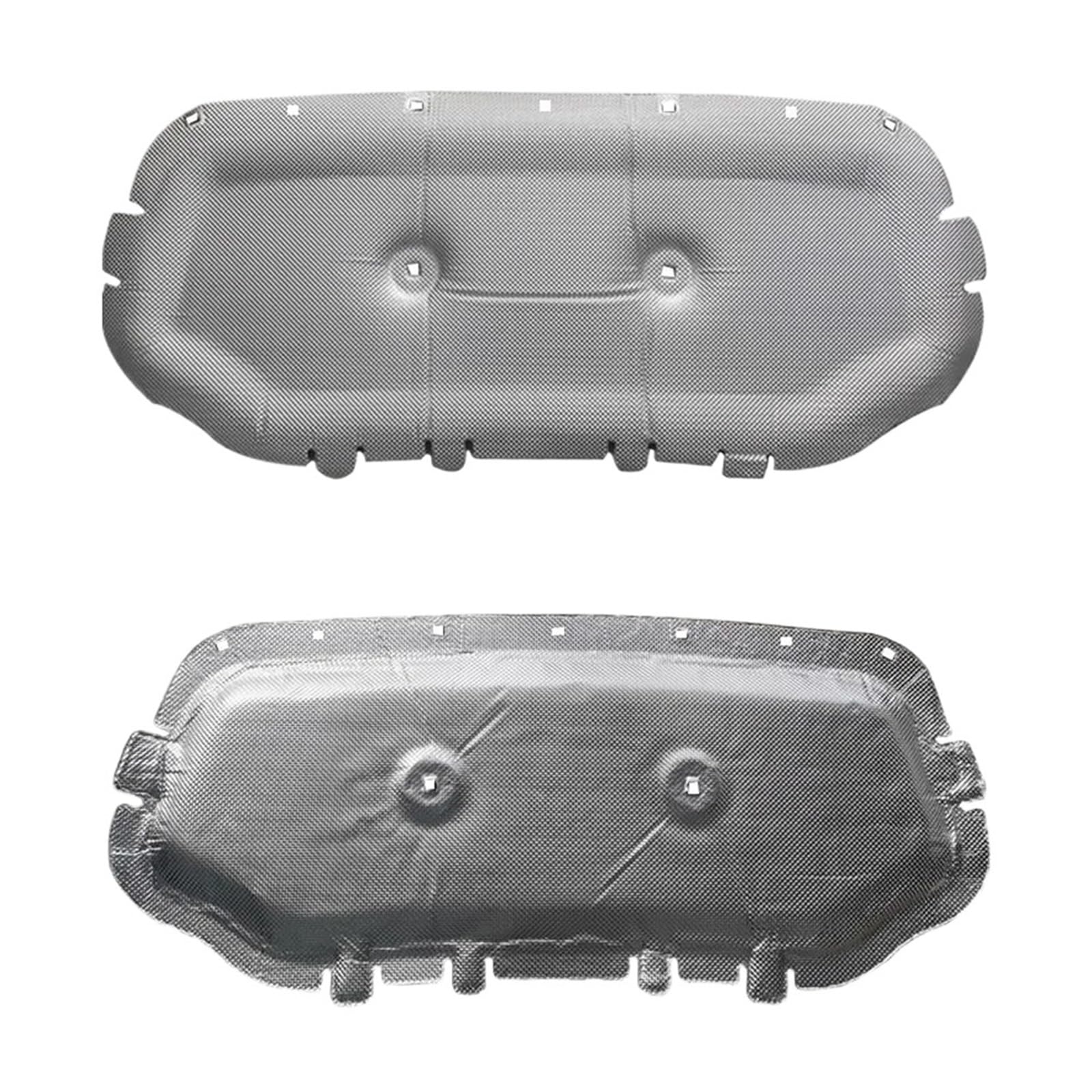 Xexjhqq Aluminum Foil B Car Hood Engine Insulation Pad For Vw For Jetta Vs7 2020~2023 Engine Hood Pad Car Heat Sound Insulation Cotton Mat Fireproof Covers Interior Accessories(Aluminum Foil B)