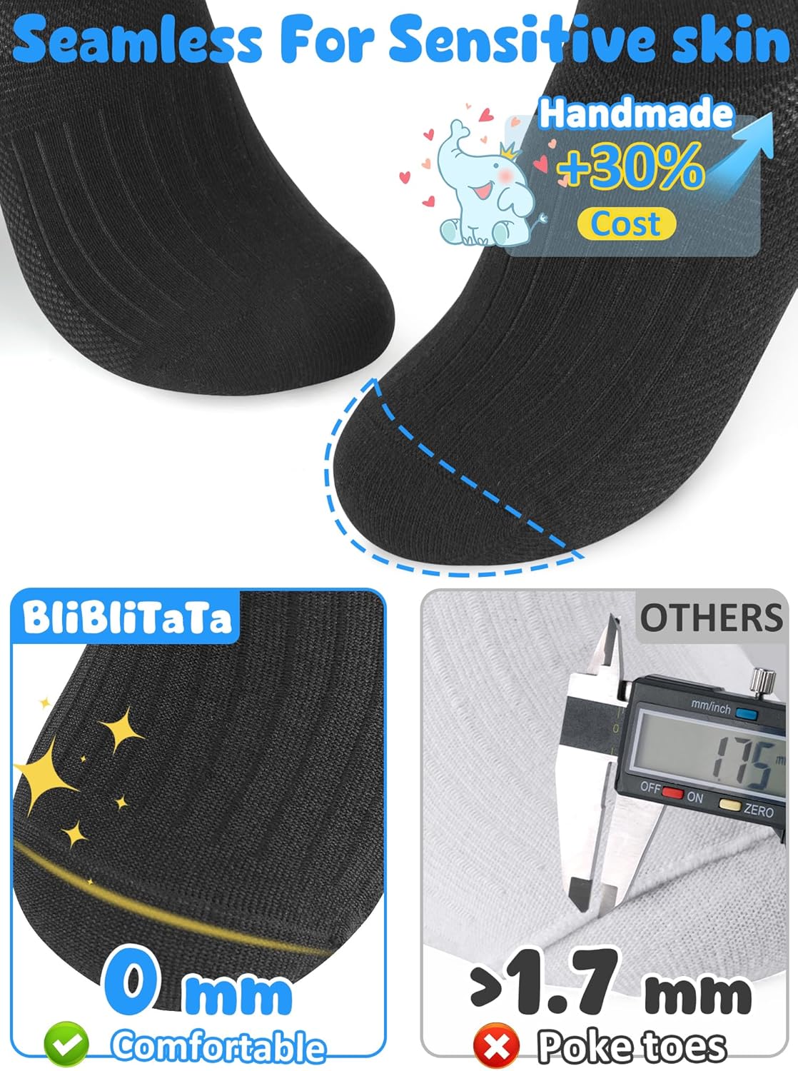 Boys Girls Kids Socks Crew Socks 5 Pack for 2-4,4-6,6-8,8-10,10-12,12-14 Years Old White Black Grey Blue Pink - Image 4