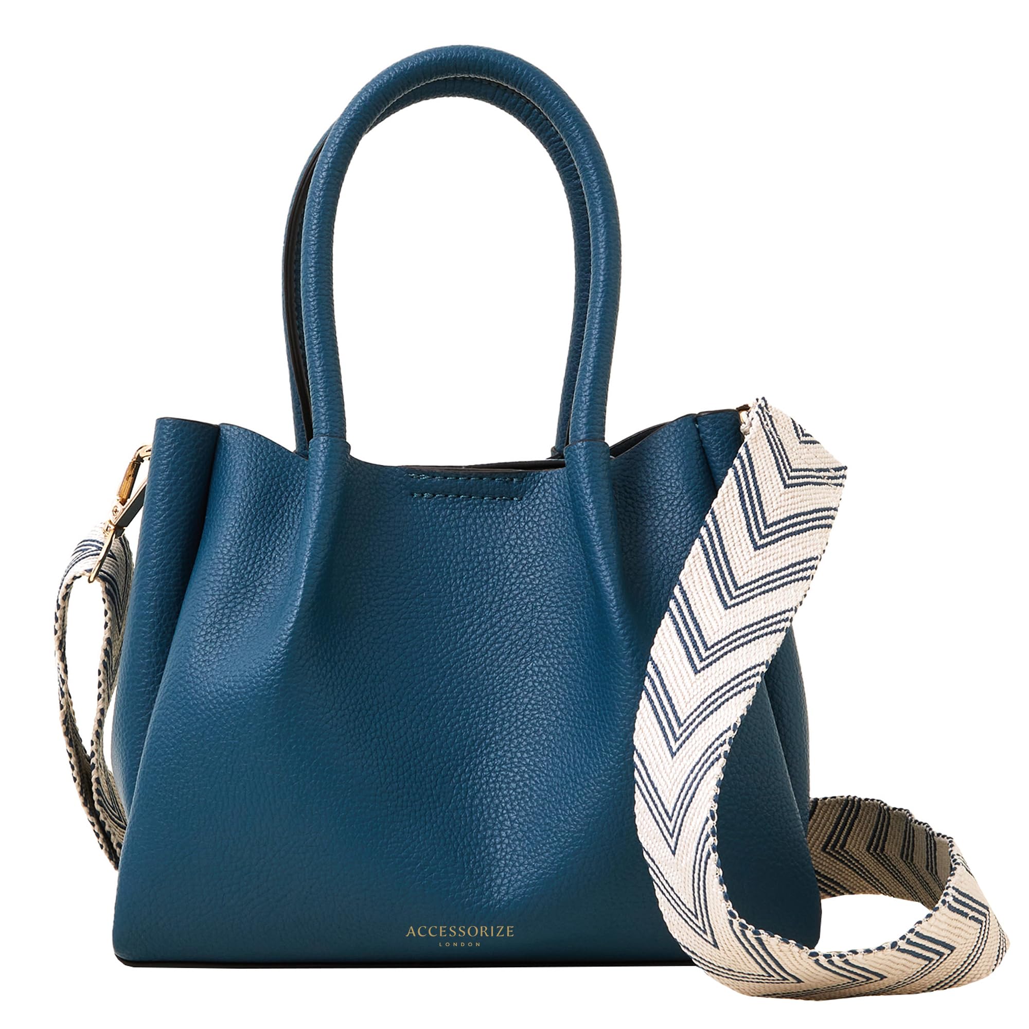 Accessorize London Womens Blue Soft Webbing Strap Sling Bag (B0CWLL5822) Amazon Price History, Amazon Price Tracker